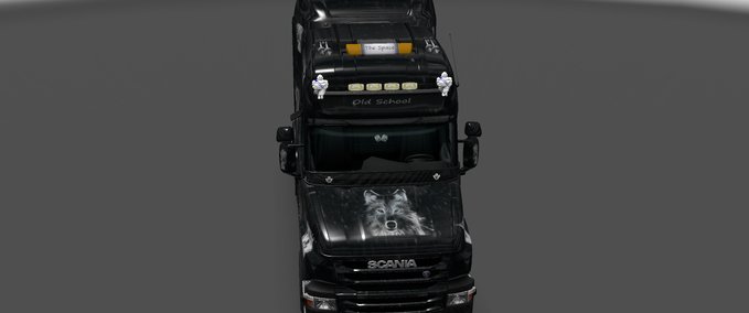 Scania scania t wolf skin Eurotruck Simulator mod