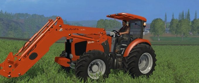 Sonstige Traktoren Kubota 9540 Frontlader Landwirtschafts Simulator mod