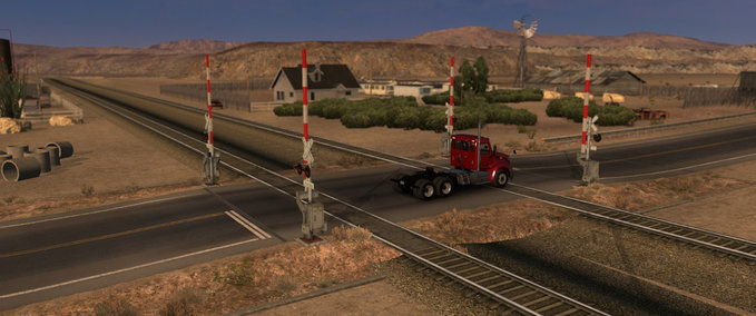 Mods US-93 RR Crossings American Truck Simulator mod