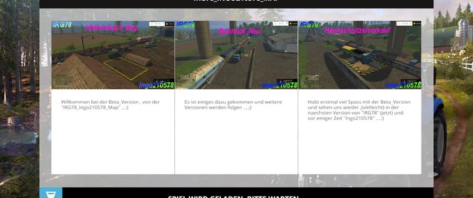 Maps IRG78 Ingo210578 MapPack Landwirtschafts Simulator mod
