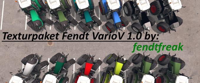 Texture package Fendt Vario 930 Mod Image