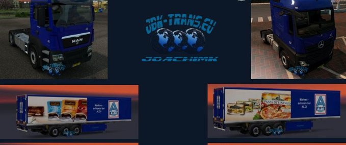 Standalone-Trailer JBK-Pack ALDI 2016 Eurotruck Simulator mod