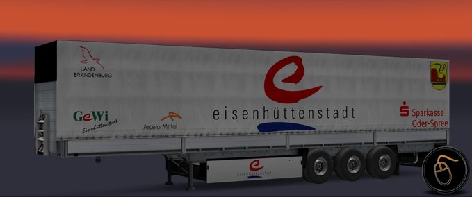 Schmitz Schmitz Trailer - "Eisenhüttenstadt"-Skin Eurotruck Simulator mod