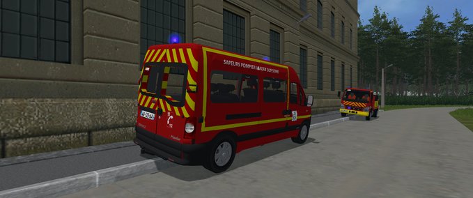 Feuerwehr renault master vtp Landwirtschafts Simulator mod