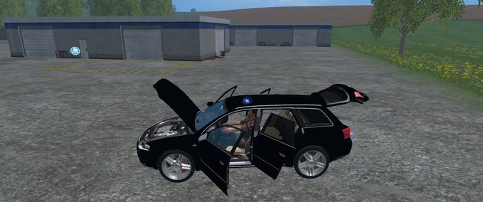 PKWs Audi A4 Belgium police Landwirtschafts Simulator mod