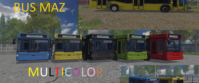 Sonstige Fahrzeuge Maz Bus MULTI Landwirtschafts Simulator mod