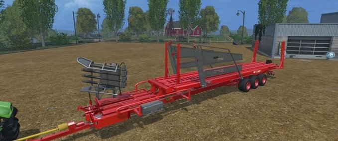 Ballentransport Arcusin Autostack für grosse Felder ernten Landwirtschafts Simulator mod