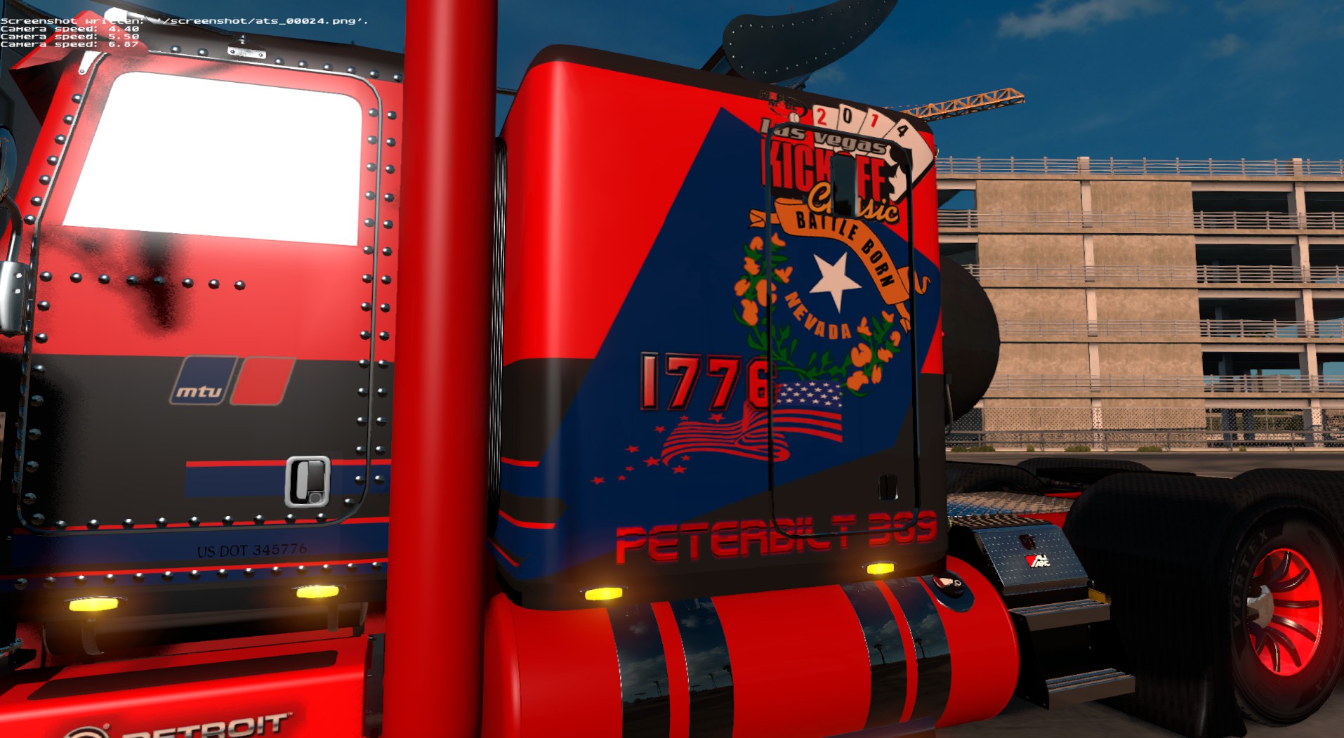 Peterbilt 389 NEVADA USA SKIN thumbnail 11