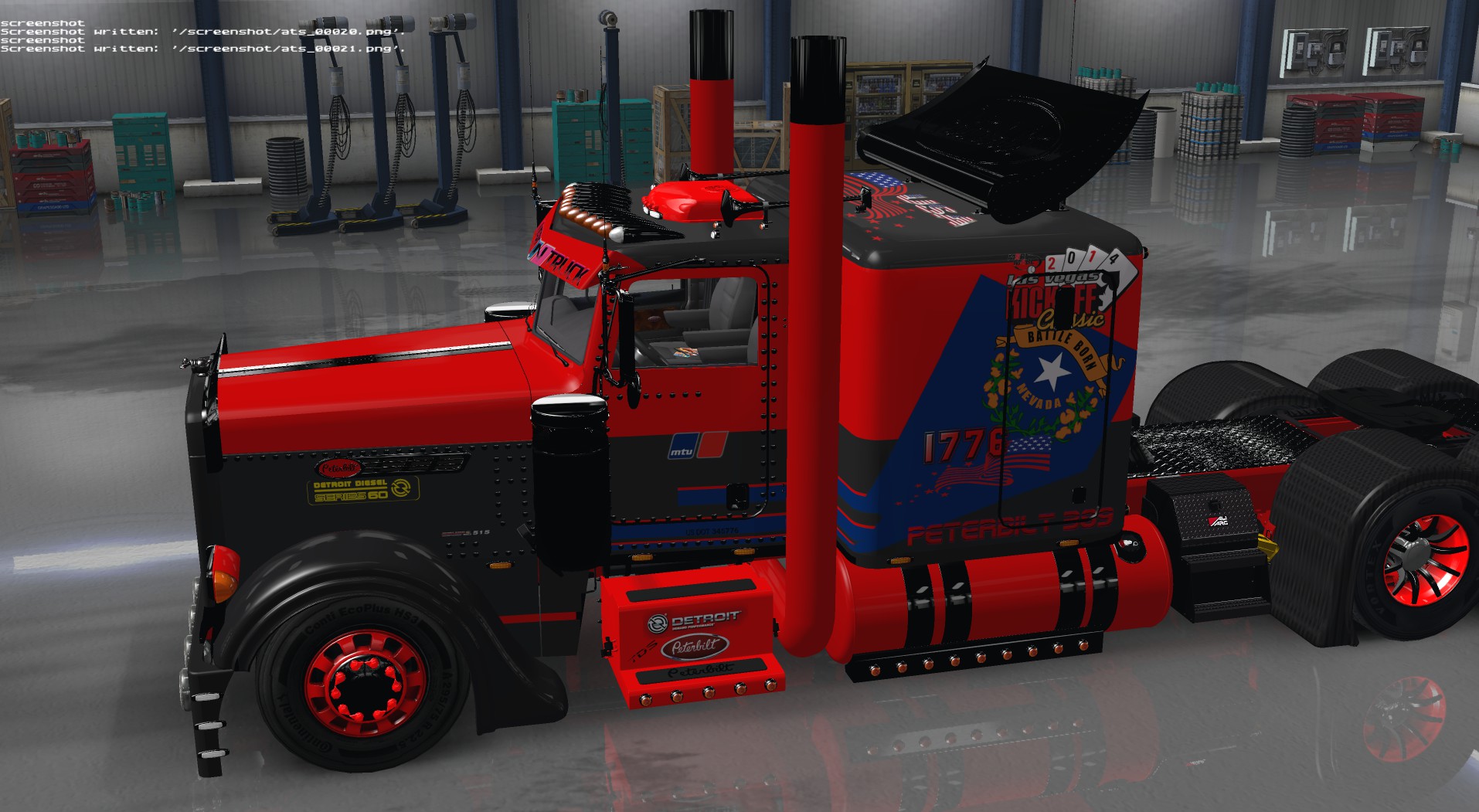 Peterbilt 389 NEVADA USA SKIN thumbnail 2