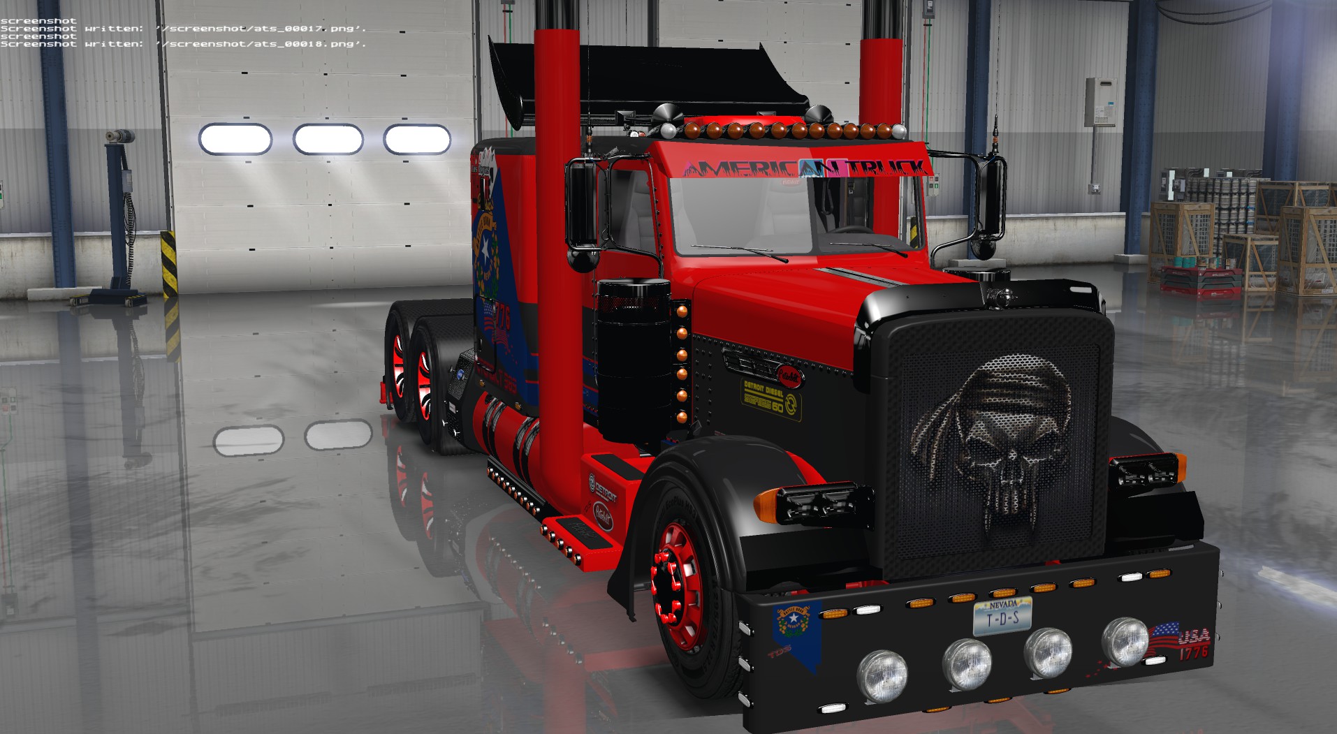 Peterbilt 389 NEVADA USA SKIN
