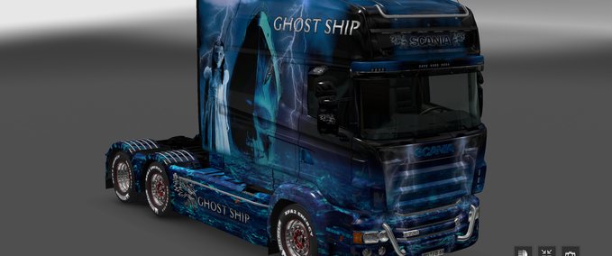 Skins Ghost Ship Eurotruck Simulator mod