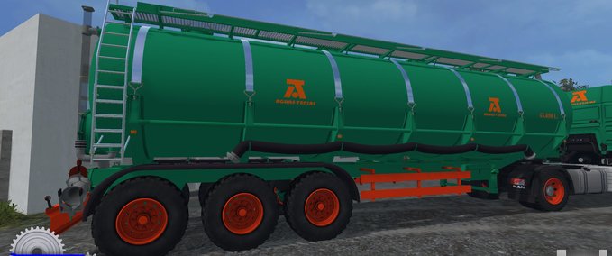Auflieger Aguas Tenias Tank Truck 45L Landwirtschafts Simulator mod