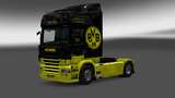 Scania RLJ Borussia Dortmund Interior +Skin  Mod Thumbnail