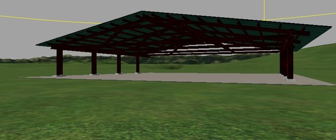 Gebäude Big Shelter Metall Landwirtschafts Simulator mod