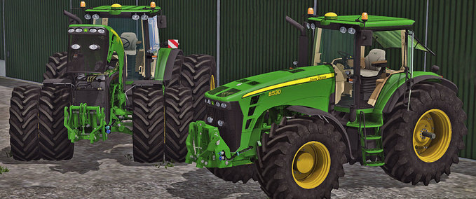 8000er John Deere 8530 (Mit FH) Landwirtschafts Simulator mod