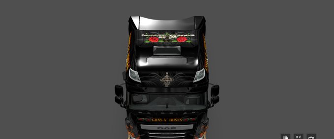 Skins Guns N Roses Eurotruck Simulator mod