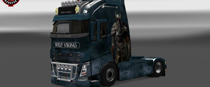 Skins Wild Viking Skin for Volvo FH 2013 (Ohaha) by BUTCHERDESIGN Eurotruck Simulator mod