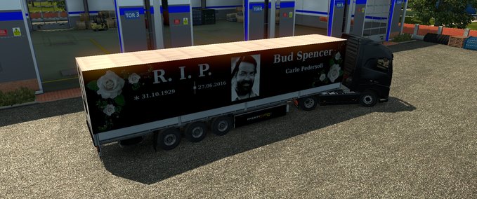 Skins Bud RIP Eurotruck Simulator mod