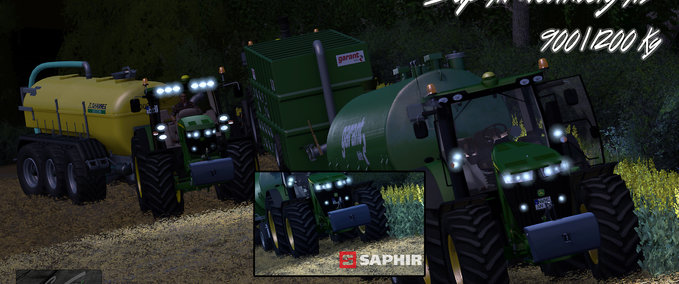 Gewichte Saphir Frontgewichte 900/1200 Kg Landwirtschafts Simulator mod