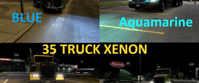 Anbauteile ATS 36 XENON COLOR PACK American Truck Simulator mod