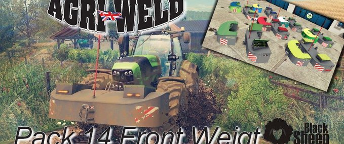 Gewichte Pack 14 Front weight AGRI-WELD options Fuel Landwirtschafts Simulator mod