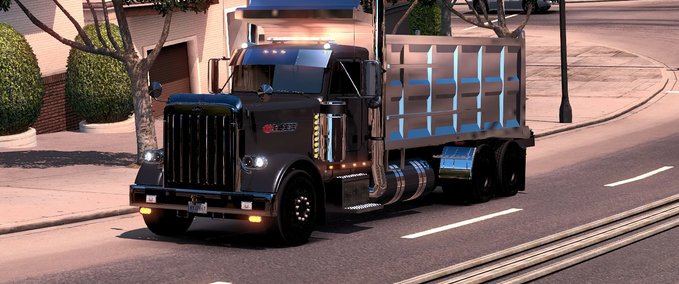 Trucks Peterbilt 379 Tipper EXHD BETA American Truck Simulator mod