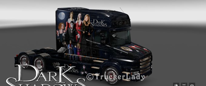 Skins Dark Shadows Eurotruck Simulator mod