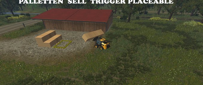 Platzierbare Objekte  Palletten Sell Trigger Landwirtschafts Simulator mod