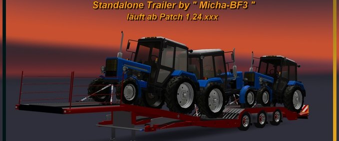 Standalone-Trailer Trailer Belarus Traktoren Eurotruck Simulator mod