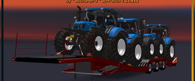 Standalone-Trailer Traktoren New Holland Eurotruck Simulator mod