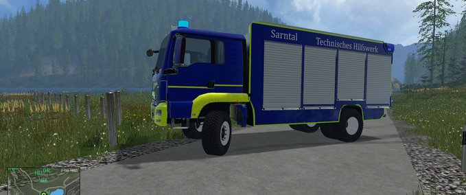 Feuerwehr Skin für Lentner RW Landwirtschafts Simulator mod