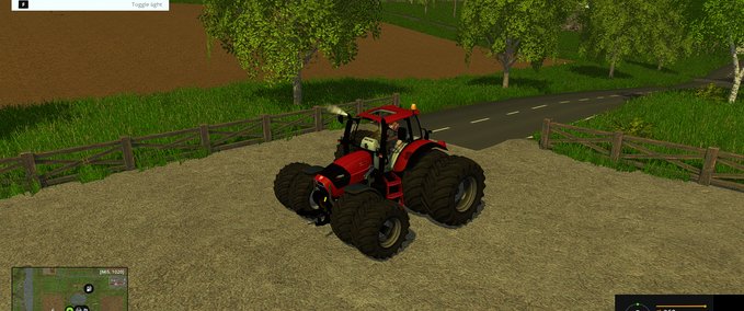 Sonstige Traktoren Huerlimann XL130 Twin Wheels Red Landwirtschafts Simulator mod