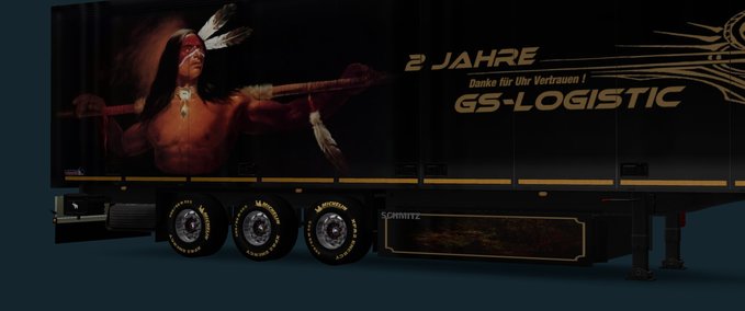 Standalone-Trailer GS-Logistic Jubileums Trailer Eurotruck Simulator mod