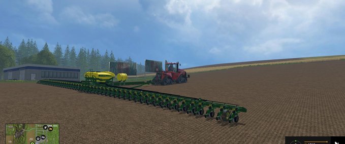 Saattechnik John Deere DB120 Landwirtschafts Simulator mod