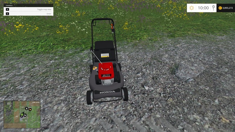 Fs15 Honda Lawnmower V 10 Mower Mod Für Farming Simulator 15