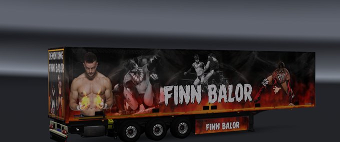 Skins Finn Balor + Trailer Eurotruck Simulator mod