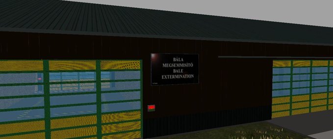 Gebäude mit Funktion Ballenlager Landwirtschafts Simulator mod
