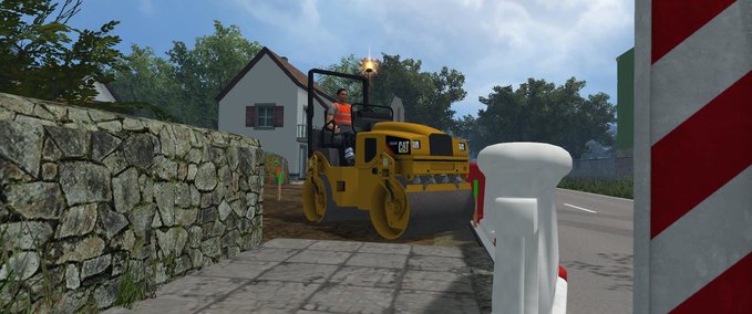 Bagger & Radlader CATERPILLAR CB24B  Landwirtschafts Simulator mod