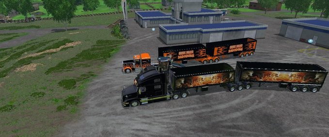 Mod Packs Grave Digger Truck Trailer Volvo Truck Trailer Landwirtschafts Simulator mod