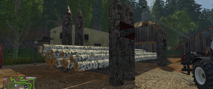 Objects Wood Storage Farming Simulator mod