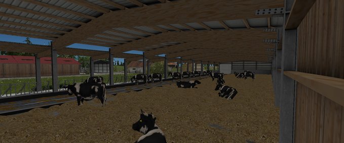 Gebäude Stabulation Vache Landwirtschafts Simulator mod