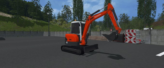 Bagger & Radlader Kubota KX713 Landwirtschafts Simulator mod