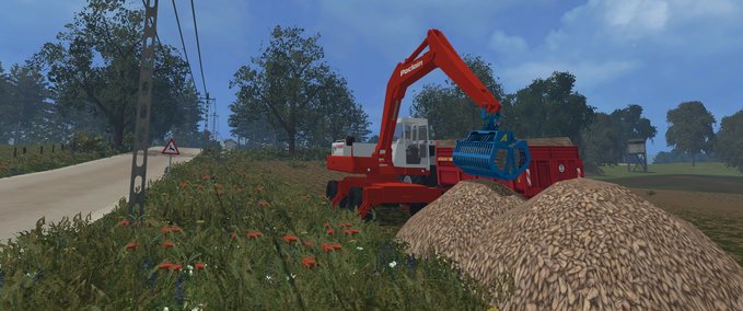 Bagger & Radlader Schaufel Zuckerrüben Landwirtschafts Simulator mod