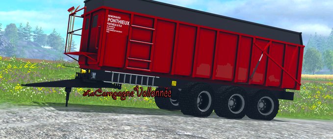 Trailers Ponthieux 24 tonne Farming Simulator mod