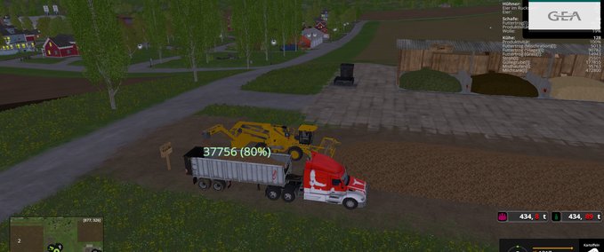 Peterbilt & Kenworth Peterbilt 579 Landwirtschafts Simulator mod