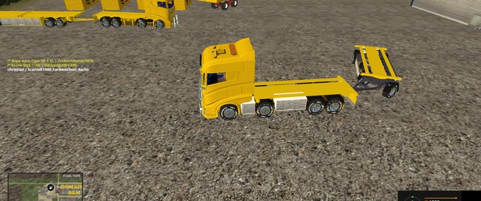 fifth wheel Container turntable Farming Simulator mod