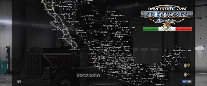 Maps Viva Mexico Map American Truck Simulator mod