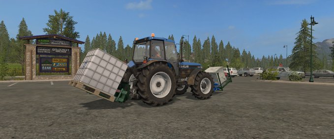 Sonstige Anbaugeräte Adapterrahmen Dreipunkt Fronthydraulik Landwirtschafts Simulator mod