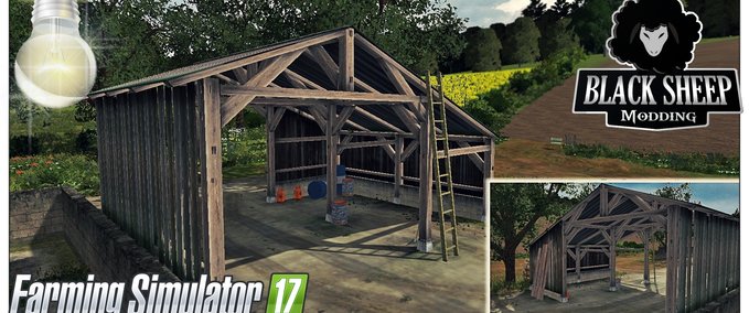 Old Shed With Light Placeable Mod Image