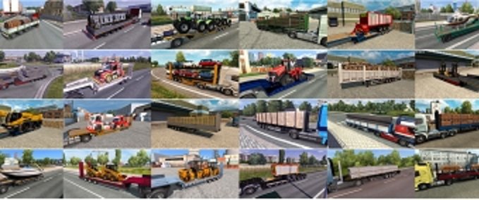 Trailer Addons for the Trailers and Cargo Pack v4.3 from Jazzycat Eurotruck Simulator mod